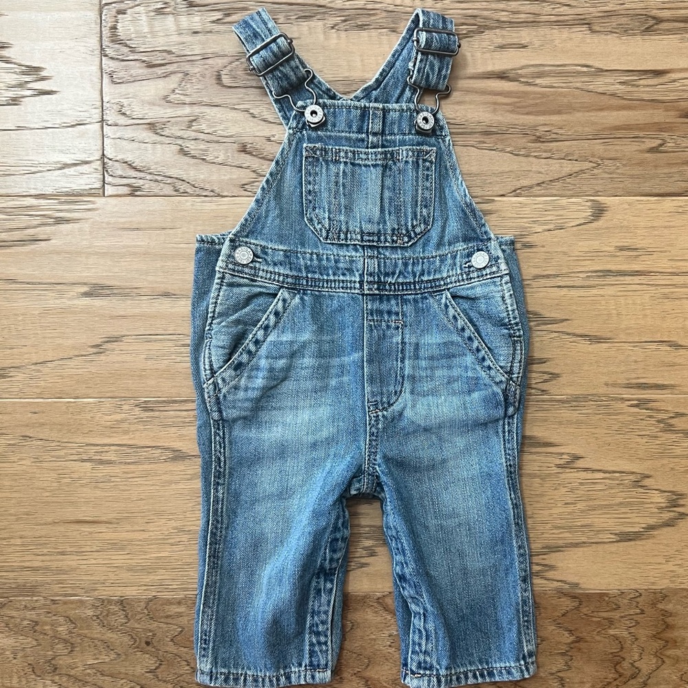 Baby Gap Denim Overall - Worn 1x - Excellent Condition - Size 3-6months